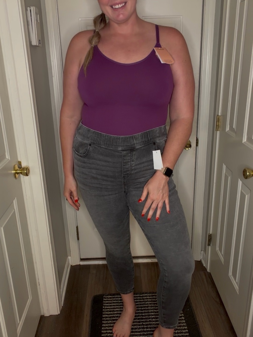 Lane Bryant Gray Jeggings